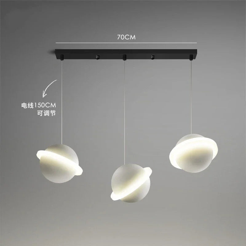 Creative modern wooden pendant light for interior decoration - vue 10 sur 11