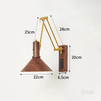 Dimmable LED wall light Bauhaus style