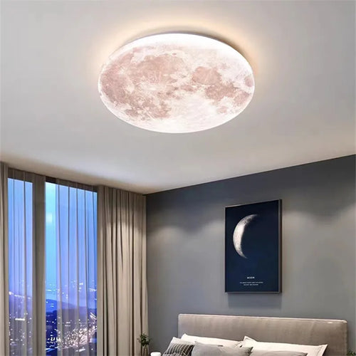 Moon ceiling light LED romantic lamp for balcony and children’s bedroom - vue 2 sur 10