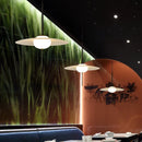 Nordic design flying saucer pendant light for cafés and bars