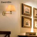 European and American style flexible wall light for home decoration