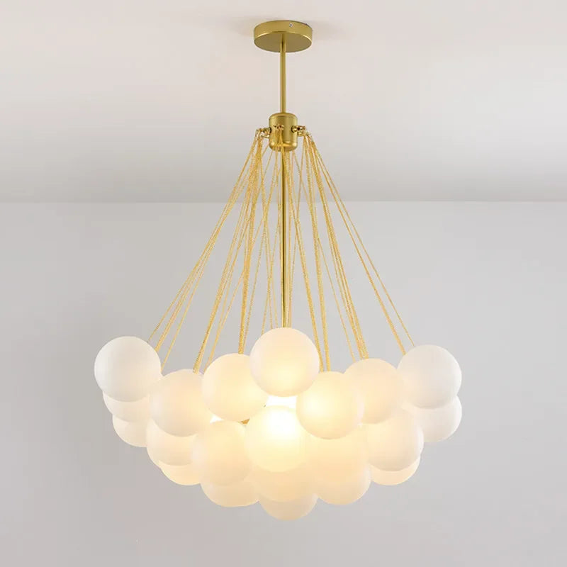 Modern glass chandelier for elegant home decor