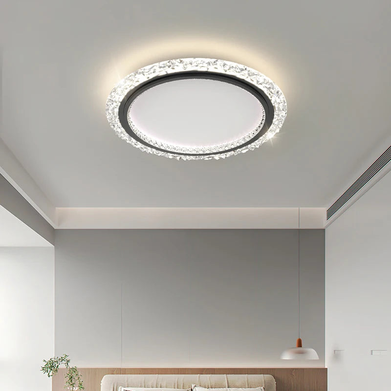 Modern crystal chandelier for elegant lighting - vue 3 sur 22