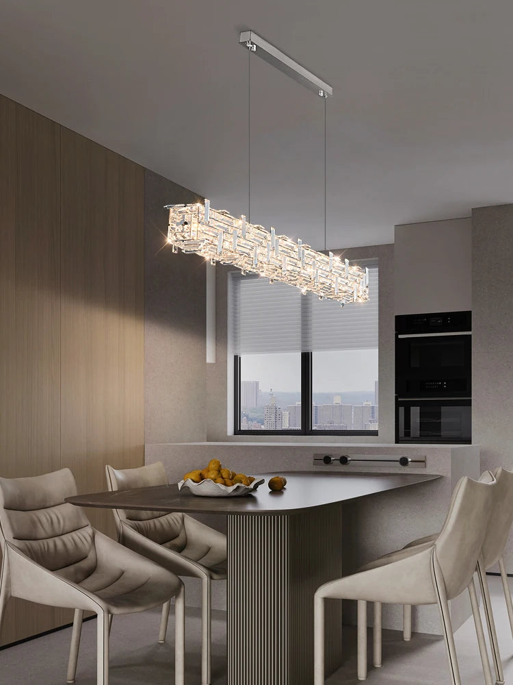 Design crystal chandelier for a modern and elegant space - vue 4 sur 8