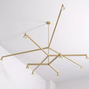 Postmodern luxury sputnik chandelier for living and dining room