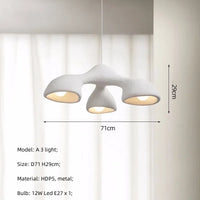 Japanese wabi-sabi pendant light for elegant interior decor