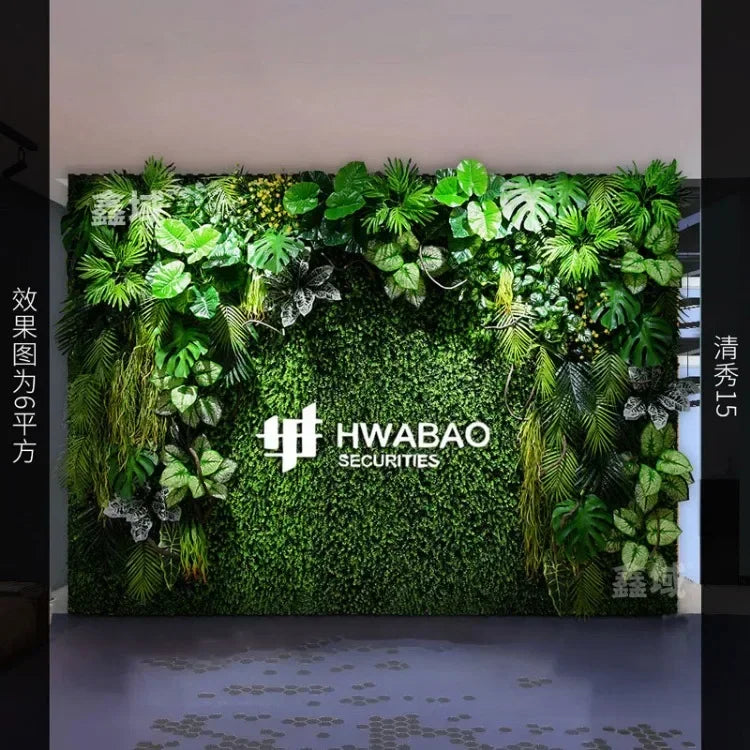 Artificial plant wall for outdoor decoration and landscaping - vue 28 sur 30