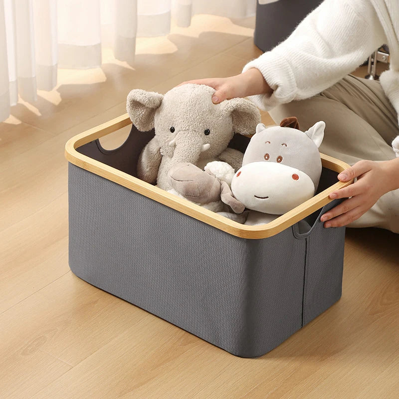 foldable laundry basket with oxford fabric lid