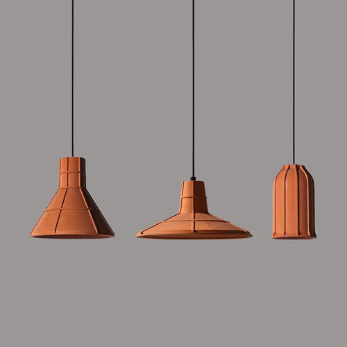 Retro loft concrete industrial pendant light for bar or home - vue 4 sur 17