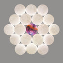 Nordic glass ball planet moon 3D printed creative chandelier