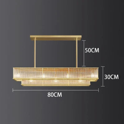 Modern gold crystal chandeliers for indoor lighting - vue 15 sur 14