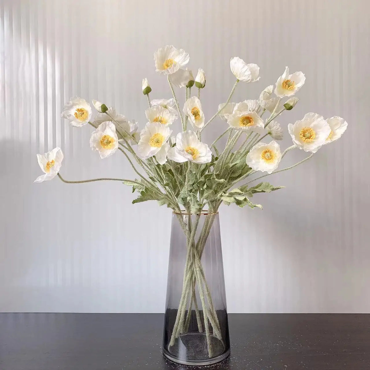 Artificial poppy flower bouquet for home, garden, and party decoration - vue 3 sur 26
