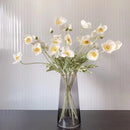 Artificial poppy flower bouquet for home, garden, and party decoration