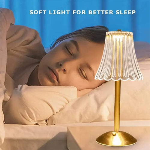 Wireless touch LED table lamp - vue 4 sur 6