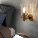 Modern glass wall light for elegant interior decor