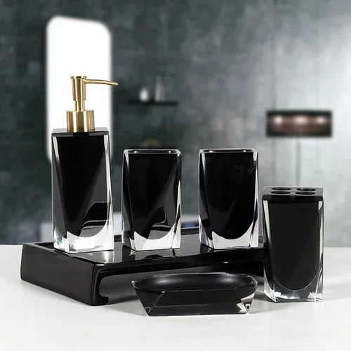 five-piece European washing set for wedding gift - vue 4 sur 6