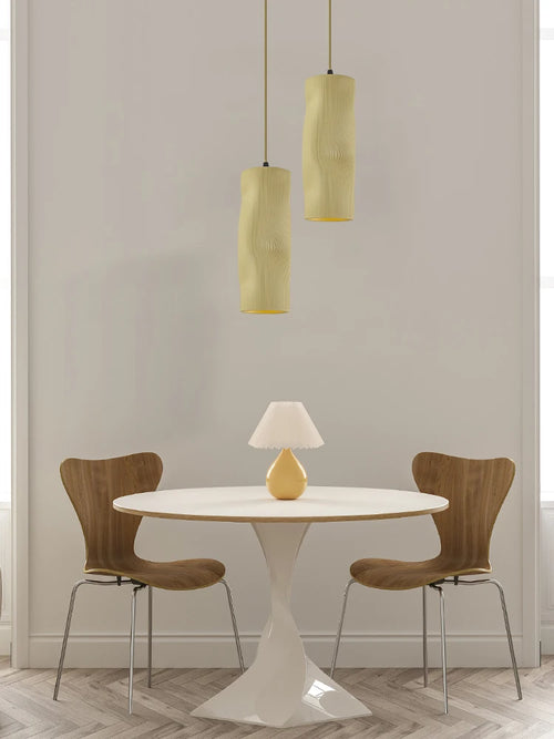 Nordic retro wabi sabi LED pendant light home decoration - vue 2 sur 8