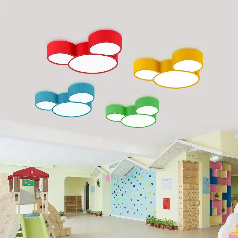 Multicolour LED ceiling light for children's or teenagers' room