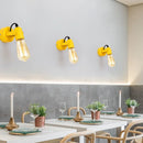 Modern iron wall light with creative design for elegant interiors