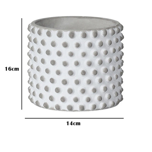 Nordic style retro cement flower pot for home decoration