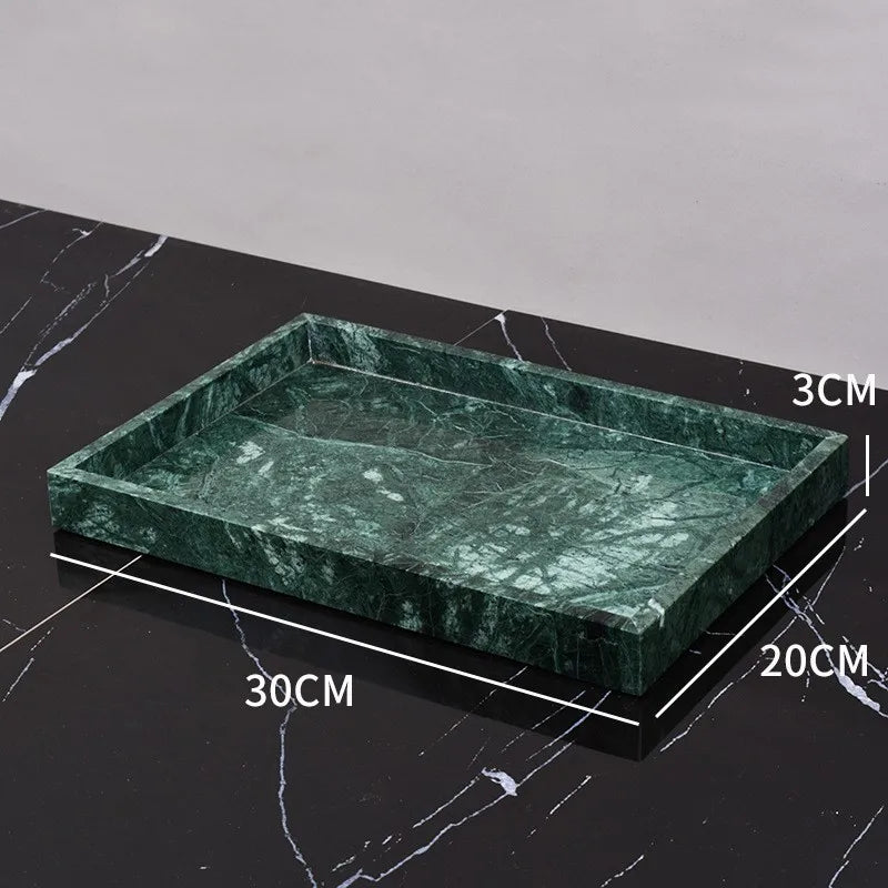 Luxury travertine and natural marble storage box