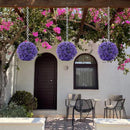 Artificial grass topiary balls for outdoor decoration
