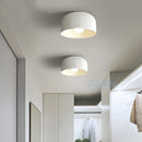 Modern LED ceiling light in metal for hotels and hallways