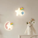 children's designer princess star wall light for bedroom