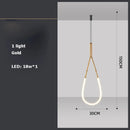 Art deco LED pendant chandelier