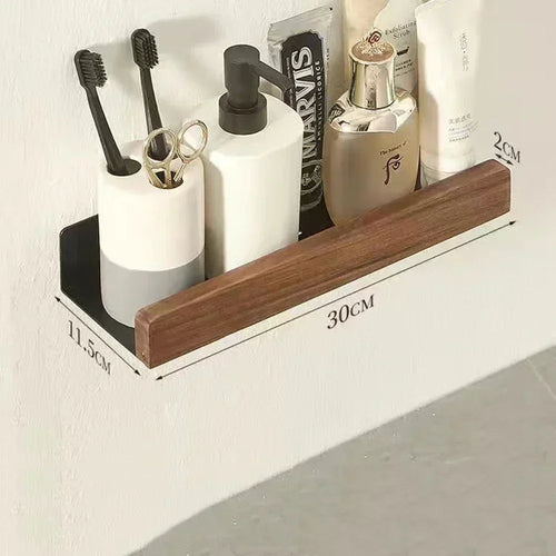 wooden shelf corner bracket without drilling for storage - vue 5 sur 14