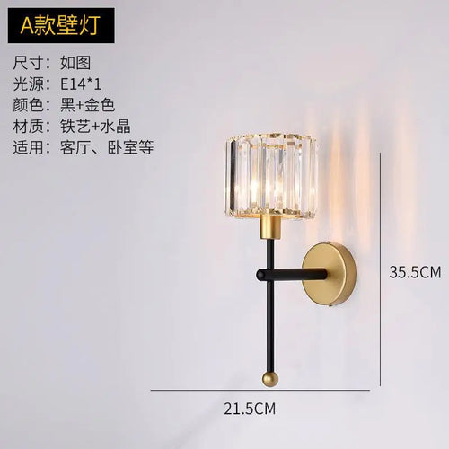 Nordic crystal ceiling light for modern elegant lighting - vue 9 sur 13