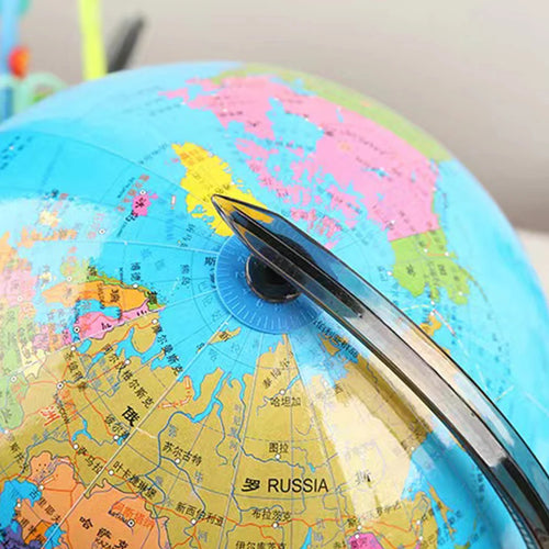educational rotating world globe for students and children - vue 5 sur 7