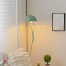 Creative Danish retro floor lamp with floral style and soft ambience