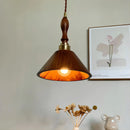 Japanese style solid wood chandelier for elegant interiors
