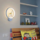 Modern minimalist moon astronaut bedside lamp