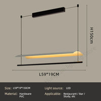Minimalist and elegant pendant chandelier for modern interiors