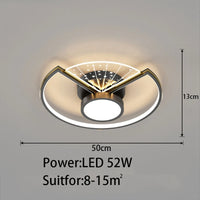 Modern smart LED ceiling light for living room, bedroom, restaurant or flat