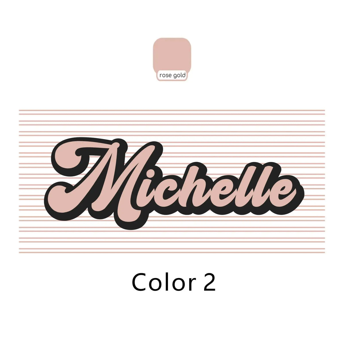 Personalised retro striped beach towel