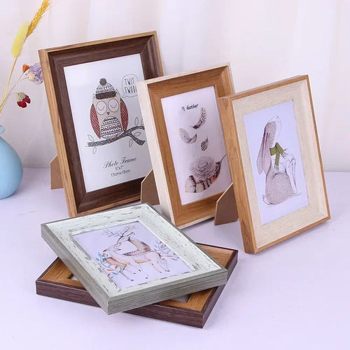 Decorative acrylic photo frame for living room and bedroom - vue 3 sur 12