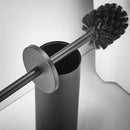 Toilet brush with holder for bathroom