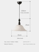 Solid wood pendant light in Japanese retro style for interior decoration
