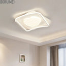 Modern rectangular ceiling light for indoor and outdoor lighting