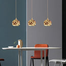 Shell glass pendant light for bohemian nordic decor