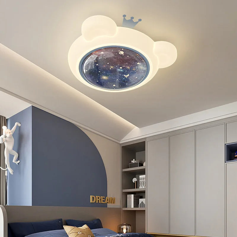 Creative starry sky LED ceiling light for children - vue 3 sur 6