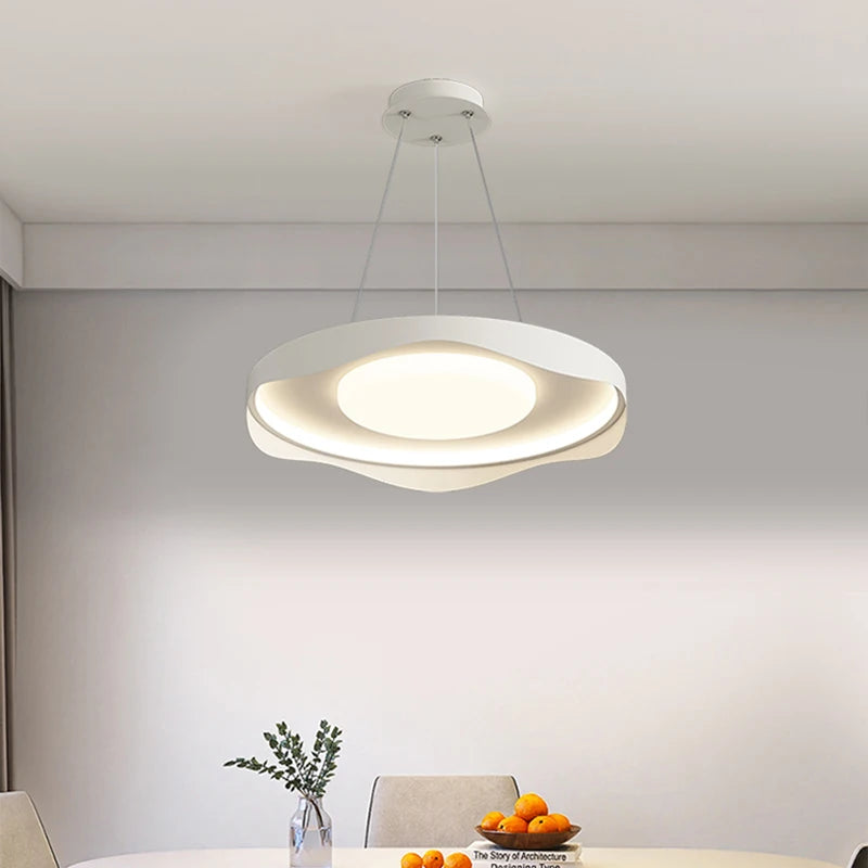 Modern LED ceiling light for elegant interior decor - vue 4 sur 9