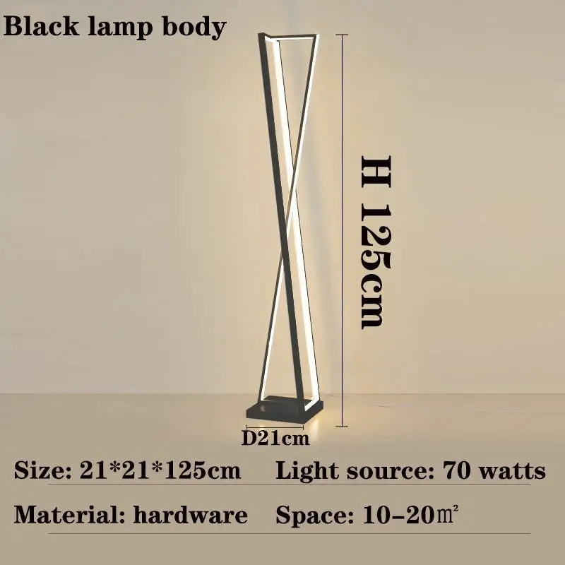Modern nordic style minimalist floor lamp