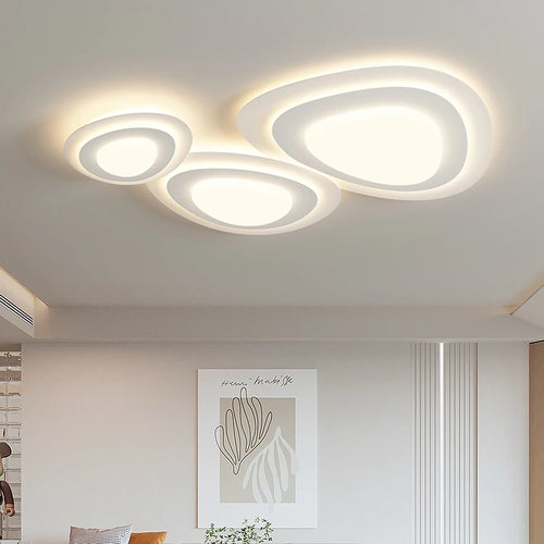 Modern creative soft LED chandelier for the whole house - vue 2 sur 12