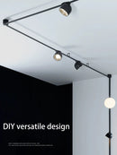 Knitted fabric LED strip lamp for loft