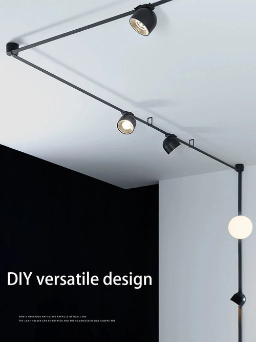 Knitted fabric LED strip lamp for loft