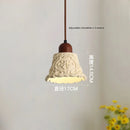 Decorative antique-style engraved resin retro chandelier